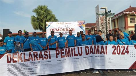 Pwi Sumenep Gandeng Bupati Kpu Dan Bawaslu Deklarasi Pemilu Damai