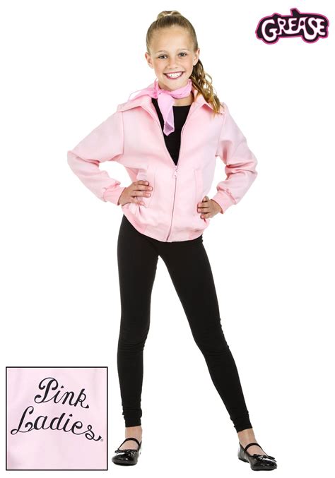 Child Deluxe Pink Ladies Jacket