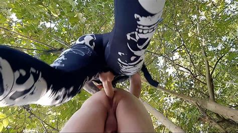 Femdom Pegging Strap On In Slaves Ass Outdoors In The Bushes Xhamster