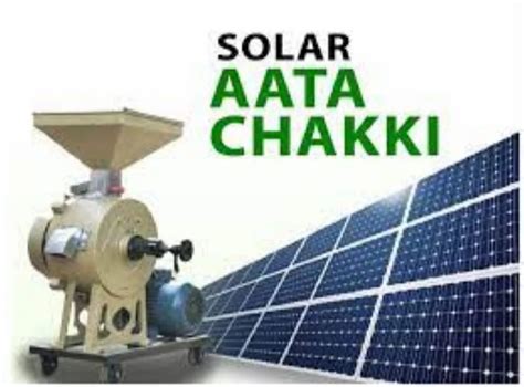 Hp Automatic Solar Atta Chakki Capacity Kg Hr At Rs Piece