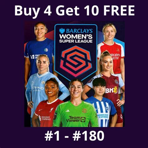 Wsl Panini Women S Super League Stickers Ebay