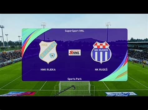 HNK Rijeka vs NK Rudeš PES SHNL 23 24 YouTube