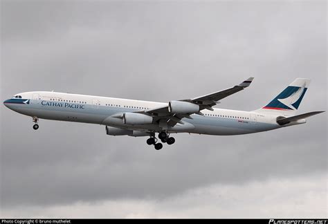 B HXJ Cathay Pacific Airbus A340 313 Photo By Bruno Muthelet ID