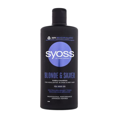 Syoss Blonde Silver Purple Shampoo Šampony pro ženy ELNINO CZ