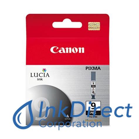 Genuine Canon 1034B002AA PGI 9PBK Ink Jet Cartridge Photo Black EBay