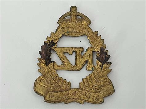 Wwii New Zealand Onward Cap Badge Trade In Military