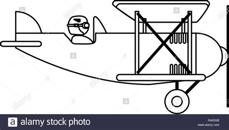 Vintage Airplane Black and White Stock Photos & Images - Alamy