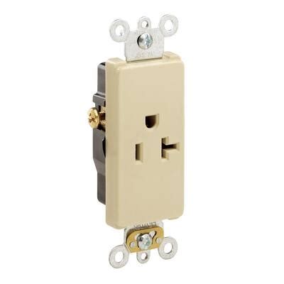 Leviton Decora 20 Residential Grade Tamper Resistant Self Grounding