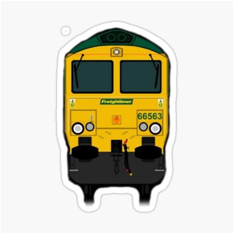 Class 66 Locomotive Sticker For Sale By Cjamesmatthews Redbubble