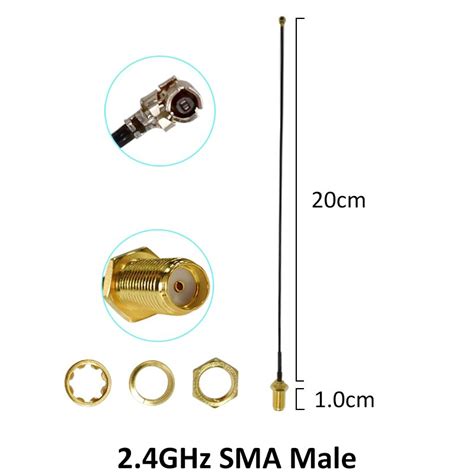 Antena Wifi De 2 4 Ghz 8dbi Conector Macho SMA Grandado