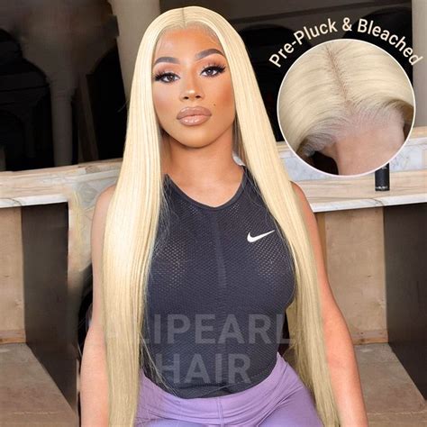 Easy Go Glueless Light Blonde 613 Straight And Body Wave Pre Cut Lace