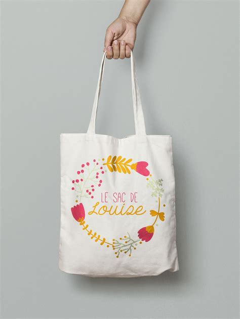 Tote Bag Coton Personnalis Vintage Fleurs Diy Couture Shoes Outlet