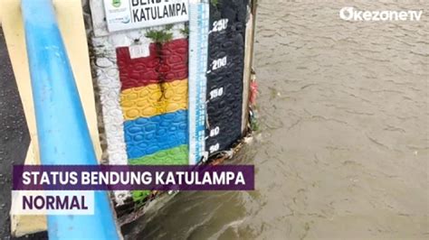 Debit Air Di Bendung Katulampa Bogor Setinggi Sentimeter Status