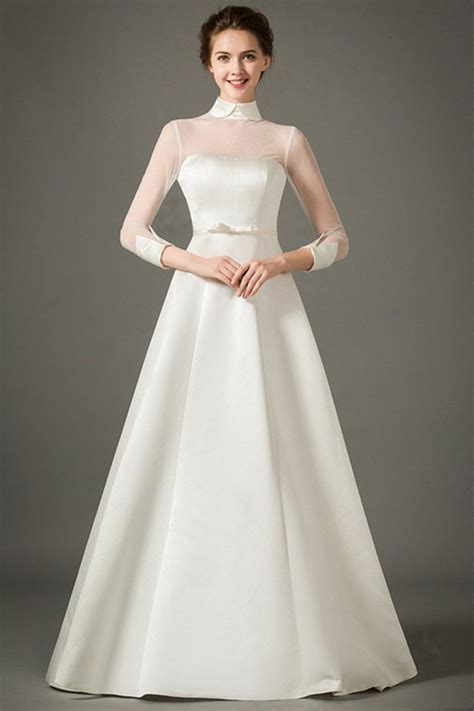 Wedding Dress Wedding Dress High Neck