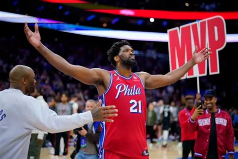 Nba Awards Philadelphia 76ers Joel Embiid A Finalist For Mvp For