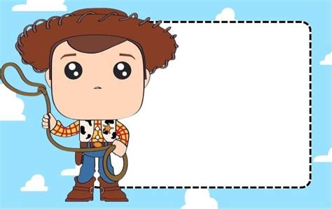 Gafete Toy Story Woody 和