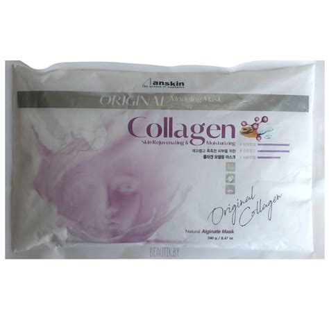 [ANSKIN] Маска альгинатная с коллагеном укрепляющая (пакет) Collagen ...