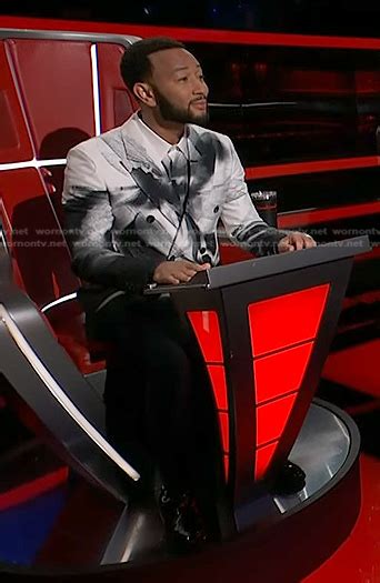 John Legend Outfits And Fashion On The Voice John Legend