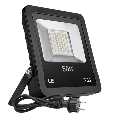 LED Fluter 50W Warmweiß 4000lm Wasserdicht IP65 3000K LE