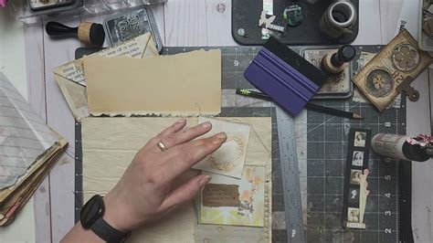 Grungy Junk Journal Process Video Part 33 Youtube