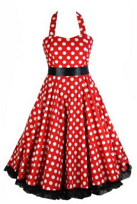 Robe Rouge à Pois