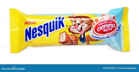 Nesquik Chocolate Candy Bar Editorial Photo | CartoonDealer.com #82183077