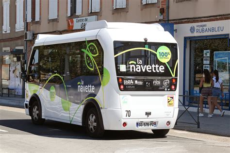 Albi Une Nouvelle Navette Lectrique Et Gratuite D Barque En Centre Ville