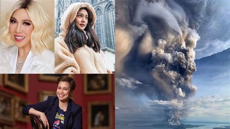 Celebrities Hope For Safety For People Affected By Taal Volcano Eruption Pikapika Philippine