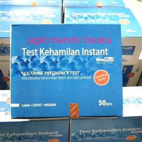 Jual Alat Uji Kehamilan One Med Tespek Onemed Test Pack Hcg Strip