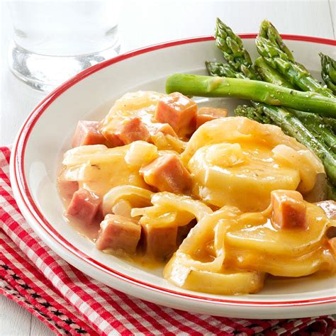 Homemade Scalloped Potatoes And Ham