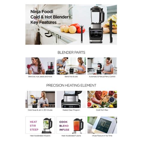 Ninja Foodi Blender Cold And Hot Hb150 Harvey Norman Malaysia