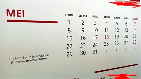 Ini Daftar Hari Libur Nasional Cuti Bersama Dan Hari Peringatan Pada