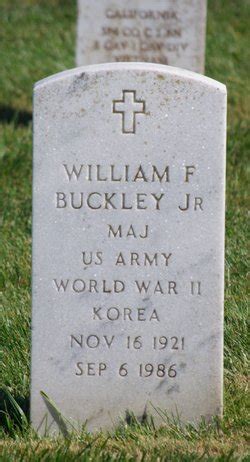 MAJ William Francis Buckley Jr. (1921-1986) - Find a Grave Memorial