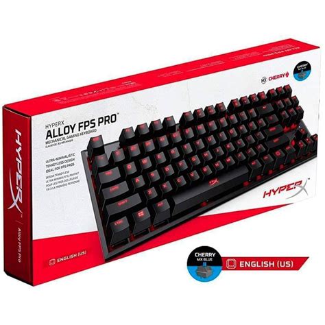 Teclado Mecanico Hyperx Alloy Fps Pro Negro Switch Blue