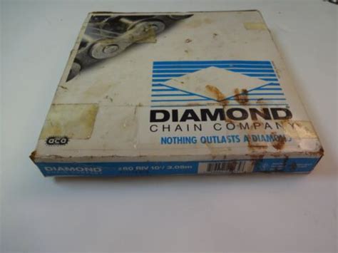 Diamond X 1233 010 Roller Chain 10ft 60 Riveted 3 05m EBay