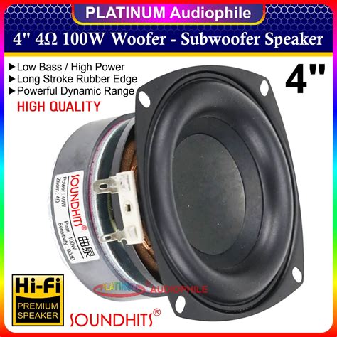 Jual Speaker Subwoofer 4 Inch Speker Woofer Bass 4 4 Ohm 100W