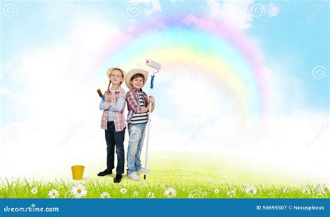 Colorful Childhood Stock Image Image Of Child Life 50695507