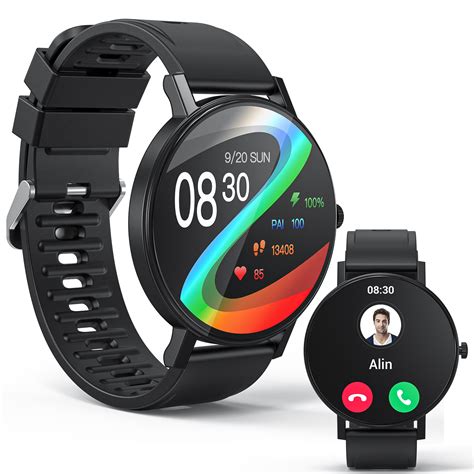 Agptek Smart Watch For Android And Ios Phones Full Touch Fitness Tracker With Heart Rate