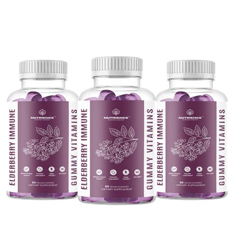 Elderberry Gummies Premium Immune Support Formula With Vitamin C And