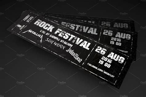 Concert Ticket Template Png Template