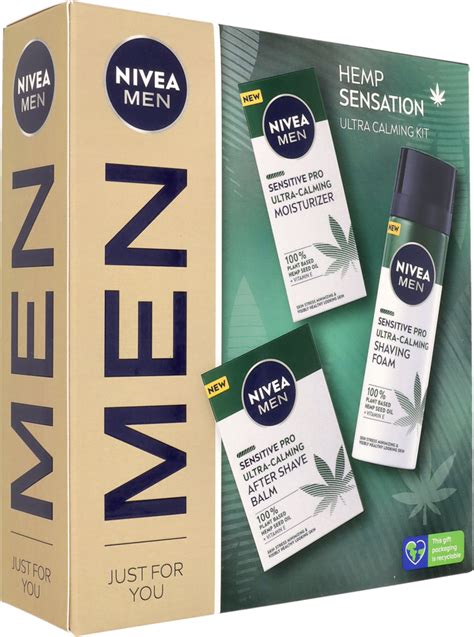 Nivea Men Zestaw Balsam Po Goleniu Pianka Do Golenia Krem