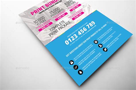 Printing Shop Flyer Poster Print Templates Graphicriver