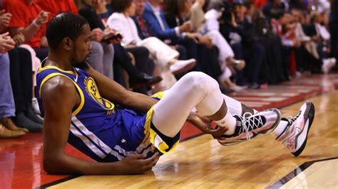 Warriors Durant Done After Suffering Achilles Injury In Return Cbc