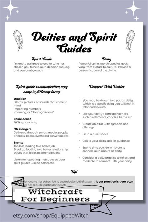 Witchcraft Basics Printable Pages Beginner Witch Grimoire Printables