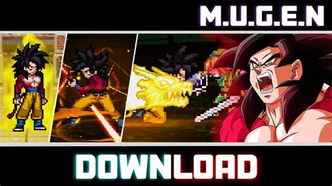 Goku Ac Ssj4 Jus Edit Inseph Mugen Jus Char Youtube