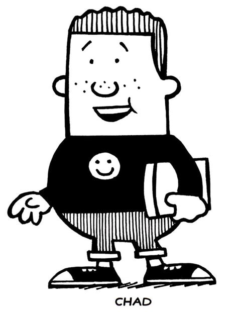 Nate Wright From Big Nate Coloring Page Free Printable Coloring Pages