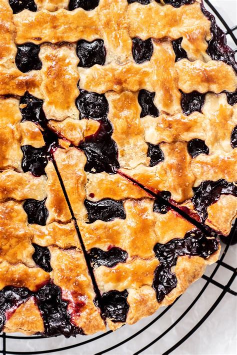 Easy Blueberry Pie With Frozen Blueberries Baking With Butter