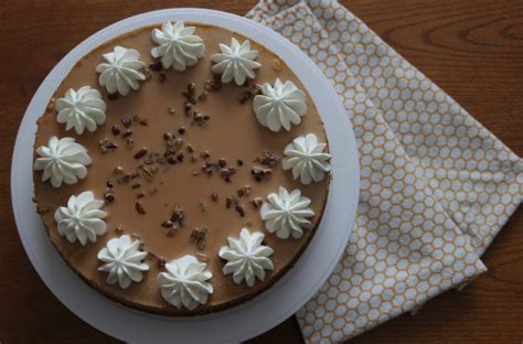 Pumpkin Cheesecake with Cajeta Sauce – Nina Kneads to Bake