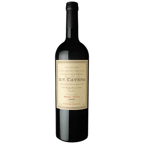 Dv Catena Syrah Syrah Ml Almacen De Vinos