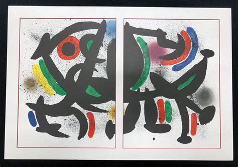 Joan Miró Litografía original VIII